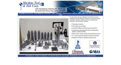 Desktop Screenshot of machinetoolandfab.com
